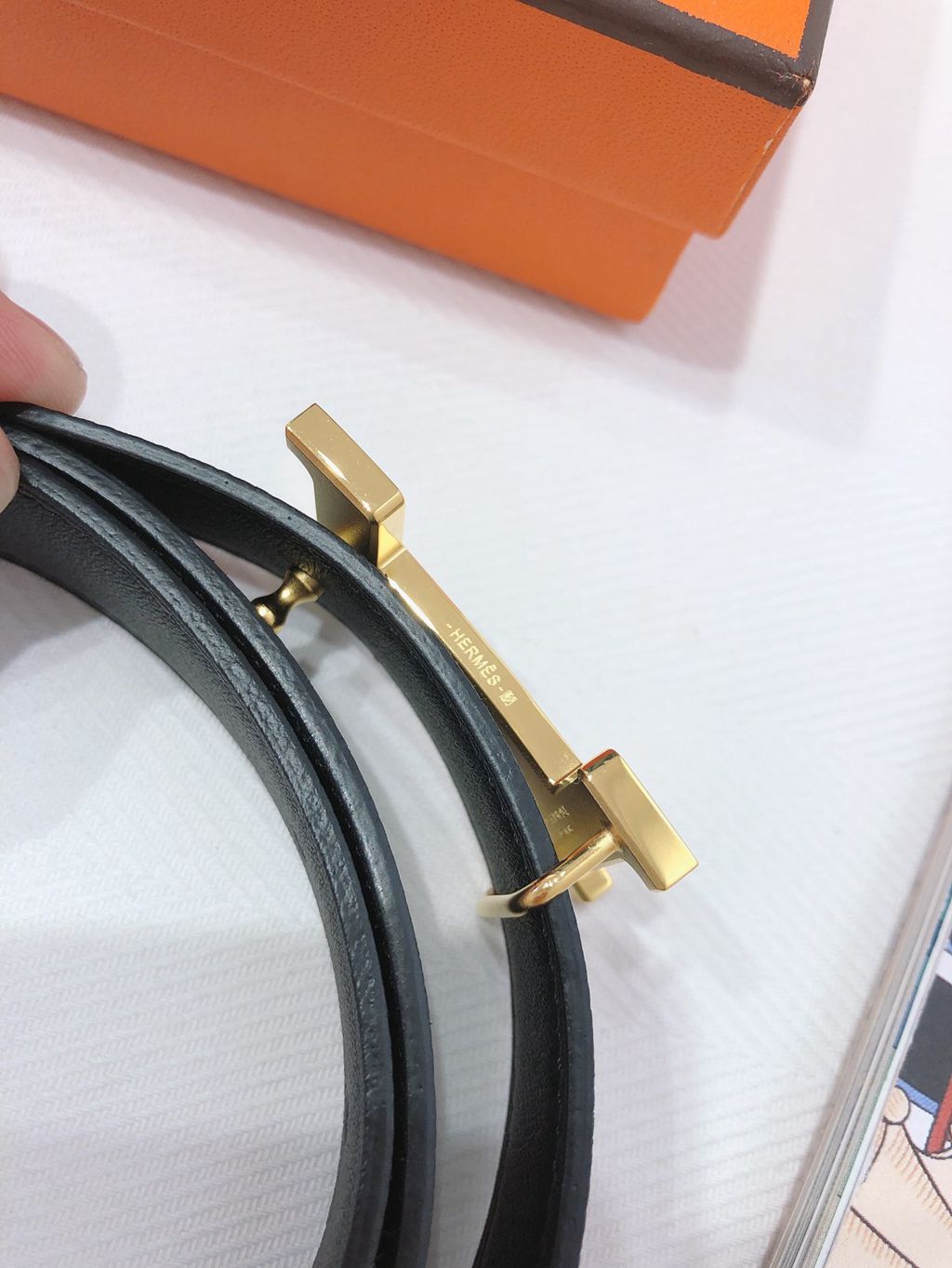H**mes belts 24mm